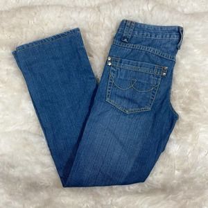 XXEZZ Woman's Straight Leg Regular Wash Jeans Sz 26
